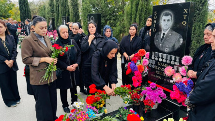 Şirvanda Vətən müharibəsi şəhidi Namiq Xəlilovun xatirəsi anılıb.