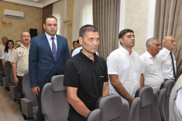 Yeni Azərbaycan Partiyası Şirvan şəhər təşkilatının təsis olunmasının 33 illiyinə həsr olunmuş tədbir keçirilib.