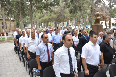 Şəhər İcra Hakimiyyətinin başçısı İlqar Abbasov növbəti səyyar görüş keçirib.