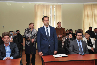 Bayramlı qəsəbəsində səyyar görüş keçirilib.