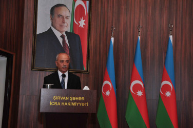 Şirvanda Ümummilli lider, Ulu Öndər Heydər Əliyevin anadan olmasının 103 illiyinə həsr olunmuş tədbir keçirilib.