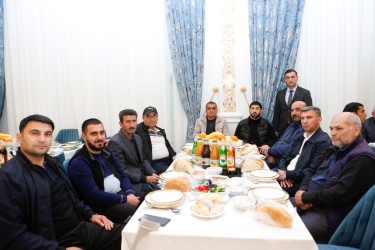 Şirvan Şəhər İcra Hakimiyyəti tərəfindən Ramazan ayı münasibətilə iftar süfrəsi açılıb.