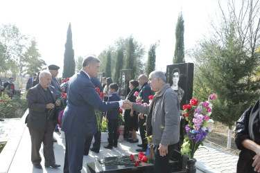 Şirvanda xalqımızın qəhrəmanlıq salnaməsinə çevrilən 8 Noyabr - Zəfər Gününə həsr olunmuş silsilə tədbirlər keçirilir.