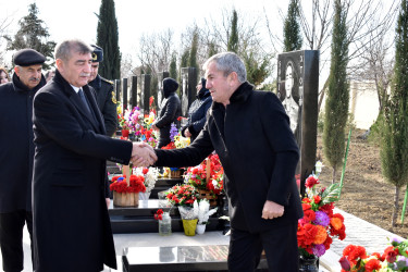 Ənənəvi olaraq fevral ayının sonuncu cümə axşamı Şəhidlər Xiyabanı ziyarət edilib.