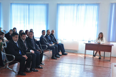 Şəhər İcra Hakimiyyətinin başçısı İlqar Abbasov növbəti səyyar görüş keçirib.