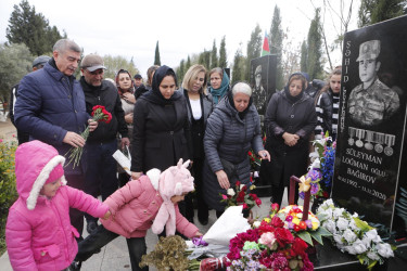 Vətən müharibəsi şəhidi Süleyman Bağırovun anım günü qeyd edilib.