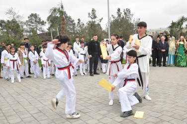Şirvanda Novruz bayramı münasibətilə ümumşəhər tədbiri keçirilib.