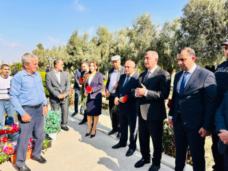 Şirvanda şəhidlərin anım günləri qeyd edilib.