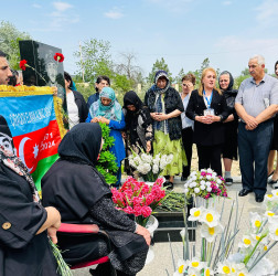 Birinci Qarabağ müharibəsi şəhidi Elman Çıraqovun il mərasimi keçirilib.
