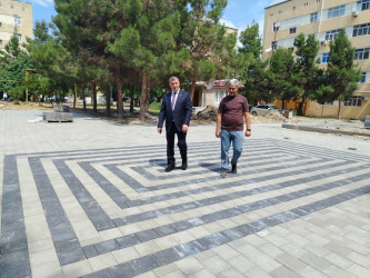 Şirvanda “Şəhərsalma və Memarlıq İli” çərçivəsində görülən abadlıq işləri davam etdirilir.