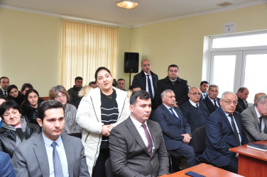 Bayramlı qəsəbəsində səyyar görüş keçirilib.