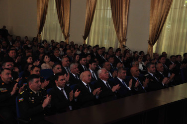 Şirvanda Ümummilli lider, Ulu Öndər Heydər Əliyevin anadan olmasının 103 illiyinə həsr olunmuş tədbir keçirilib.