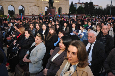 Şirvanda  8 Noyabr — Zəfər Gününə həsr olunmuş konsert təşkil edilib.
