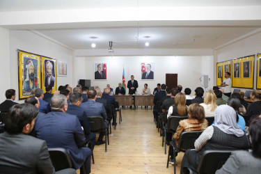 Şirvan Şəhər İcra Hakimiyyətinin başçısı İlqar Abbasov növbəti səyyar görüş keçirib.