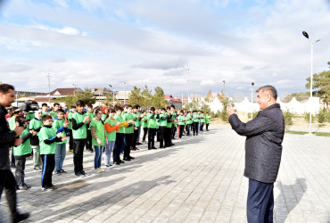 Şirvanda Zəfər Günü münasibətilə fləşmob keçirilib.