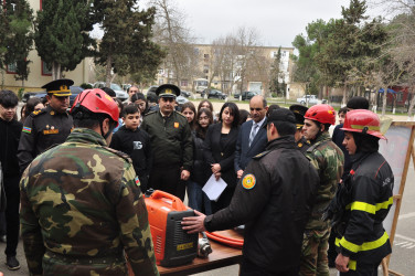 Şirvanda 1 Mart – Ümumdünya Mülki Müdafiə Günü ilə əlaqədar tədbir keçirilib.