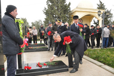 20 Yanvar faciəsinin 36-cı ildönümü Şirvan şəhərində silsilə tədbirlərlə qeyd olunub.