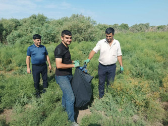 Şirvanda növbəti təmizlik aksiyası keçirilib 15.07.2023