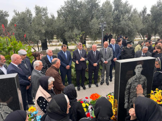 Şirvanda şəhid Elçin Əliyevin xatirəsi anılıb.