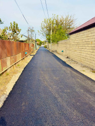 Şirvanda küçələrin asfaltlanması işləri davam etdirilir.