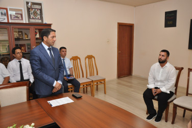 Şirvan Səhər İcra Hakimiyyətinin başçısı İlqar Abbasov vətəndaş qəbulu keçirib.
