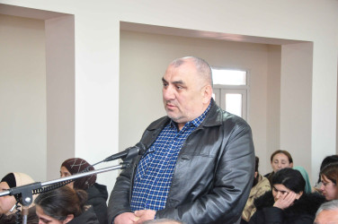 Şəhər İcra Hakimiyyətinin başçısı İlqar Abbasov növbəti səyyar görüş keçirib.