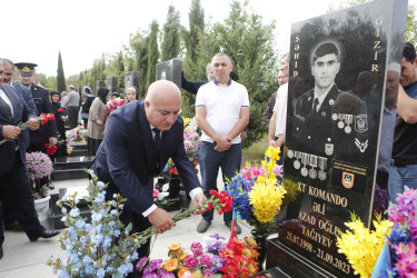 Azərbaycan Respublikasının Silahlı Qüvvələri tərəfindən Qarabağ iqtisadi rayonunda keçirilən lokal xarakterli antiterror tədbirləri zamanı şəhid olmuş ordumuzun hərbi qulluqçusu Tağıyev Əli Azad oğlunun il mərasimi keçirilib.