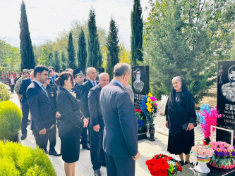 Şirvanda Vətən müharibəsi şəhidi Həsən Həsənovun xatirəsi anılıb.