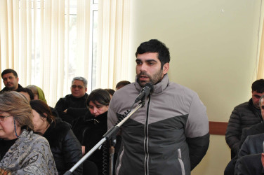 Bayramlı qəsəbəsində səyyar görüş keçirilib.