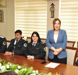 Şirvanda miqrasiya orqanları işçilərinin peşə bayramı günü qeyd edilib.