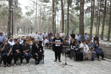 Şirvan Şəhər İcra Hakimiyyətinin başçısı İlqar Abbasov sakinlərlə növbəti səyyar görüş keçirib 02.09.2023