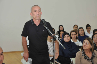 Şirvanda sakinlərlə növbəti səyyar görüş keçirilib.