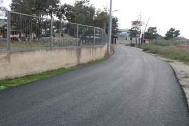 Şirvanda küçələrin asfaltlanması işləri davam etdirilir.