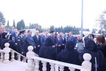 Vətən müharibəsi şəhidi Amal Alışanlının anım günü qeyd edilib.