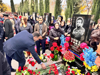 Şirvanda Vətən müharibəsi şəhidi Yusif Cəfərovun xatirəsi anılıb.