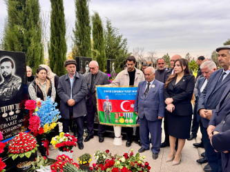 Şirvanda Vətən müharibəsi şəhidi Yusif Cəfərovun xatirəsi anılıb.