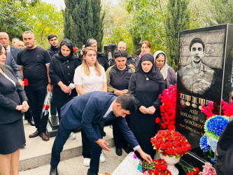 Şirvanda Vətən müharibəsi şəhidi Asif Qəribovun anım günü qeyd edilib.