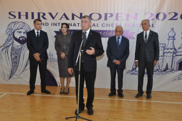 “Shirvan Open 2026” beynəlxalq şahmat festivalına start verilib.