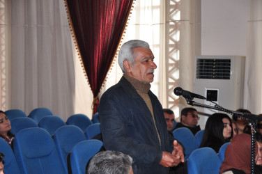 Şəhər İcra Hakimiyyətinin başçısı İlqar Abbasov növbəti səyyar görüş keçirib.