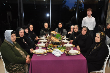 Şirvanda iftar süfrəsi təşkil olunub.