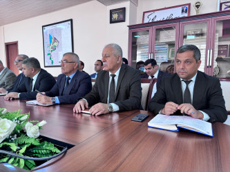 Şirvan Səhər İcra Hakimiyyətinin başçısı İlqar Abbasov növbəti vətəndaş qəbulu keçirib.