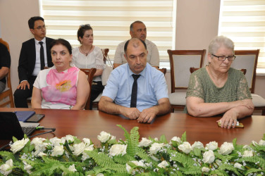 Cəzaçəkmə müəssisələrindən azad edilmiş şəxslərin işlə təmini ilə bağlı birgə fəaliyyətin təşkili və məlumatlandırma ilə əlaqədar maarifləndirici görüş keçirilib.