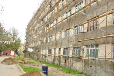 Şirvanda “Şəhərsalma və Memarlıq İli” çərçivəsində görülən abadlıq işləri davam etdirilir.