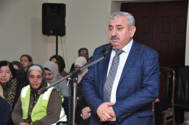 Şəhər İcra Hakimiyyətinin başçısı İlqar Abbasov növbəti səyyar görüş keçirib.