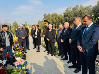 Şirvanda Vətən müharibəsi şəhidi Elnur Qarayevin xatirəsi anılıb.