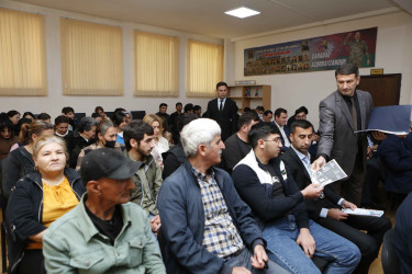 Şirvanda növbəti maarifləndirmə tədbiri keçirilib.