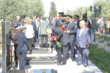 Şirvan şəhərində 27 Sentyabr – Anım Gününə həsr olunmuş tədbir keçirilib.