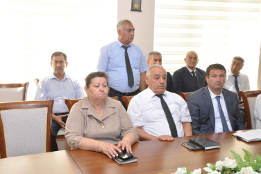 Şirvan Səhər İcra Hakimiyyətinin başçısı İlqar Abbasov vətəndaş qəbulu keçirib.