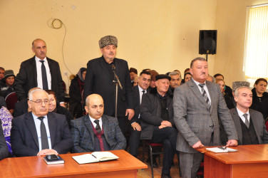 Şəhər İcra Hakimiyyətinin başçısı İlqar Abbasov növbəti səyyar görüş keçirib.