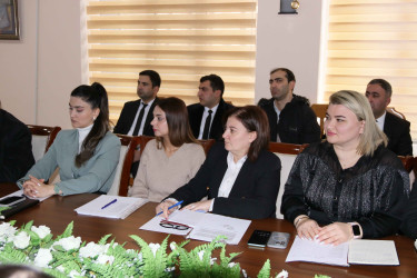 Şirvanda dövlət qulluqçuları üçün “İş yerində rifahın təmin olunması: tükənmə və streslə mübarizə” mövzusunda təlim təşkil edilib.